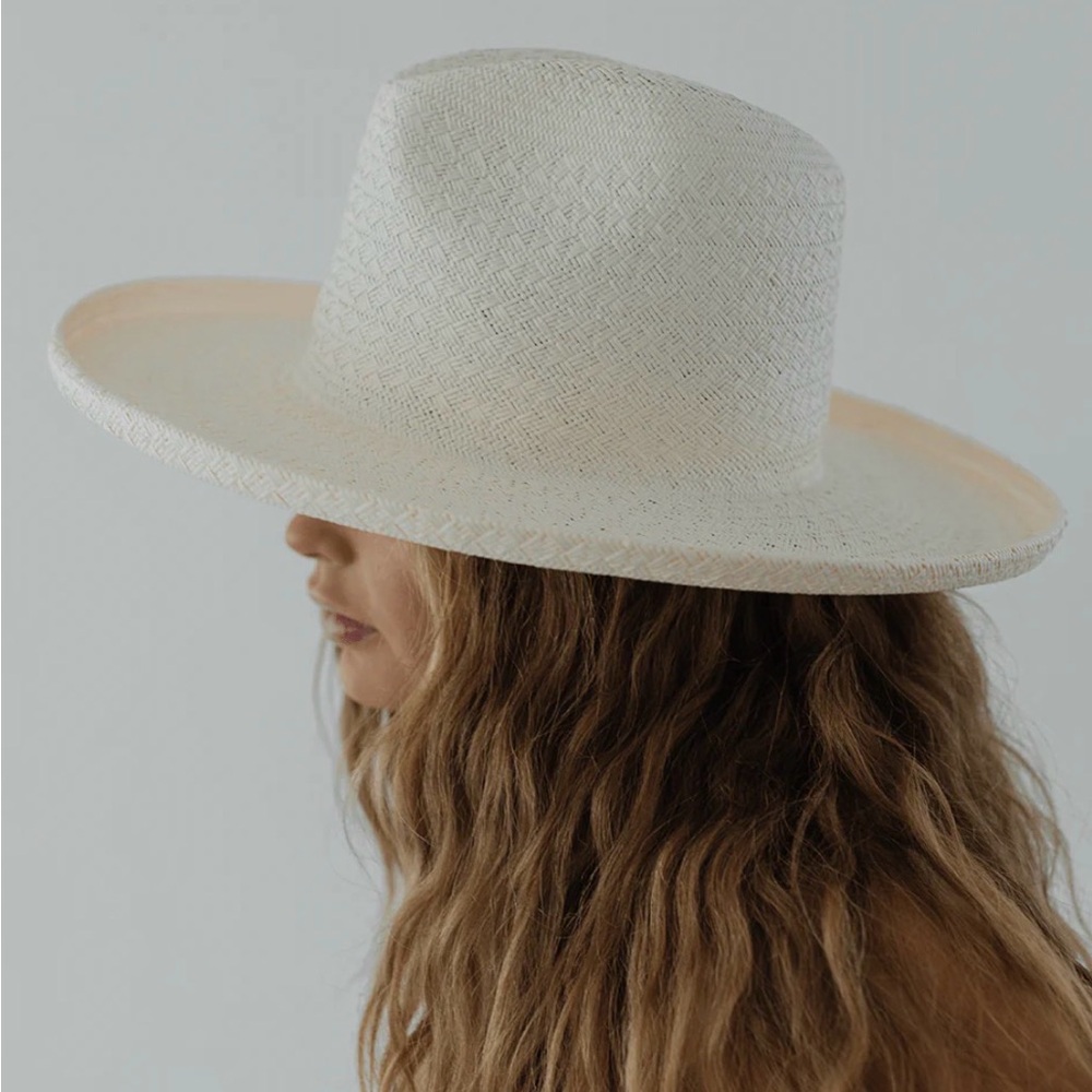 Gigi Pip Cara Loren straw hat, New - Picture 2 of 3